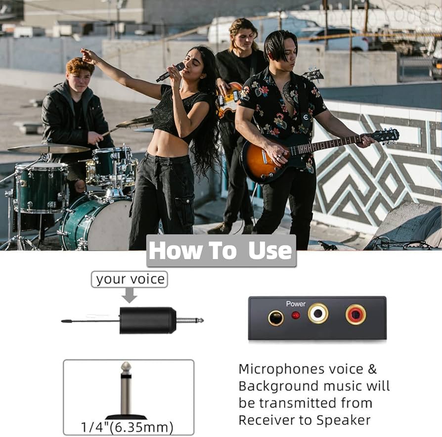 Amazon.co.jp: ワイヤレスマイク、充電式レシーバー付きUHFメタル Amazon.co.jp: ワイヤレスマイク、充電式レシーバー付きUHFメタル